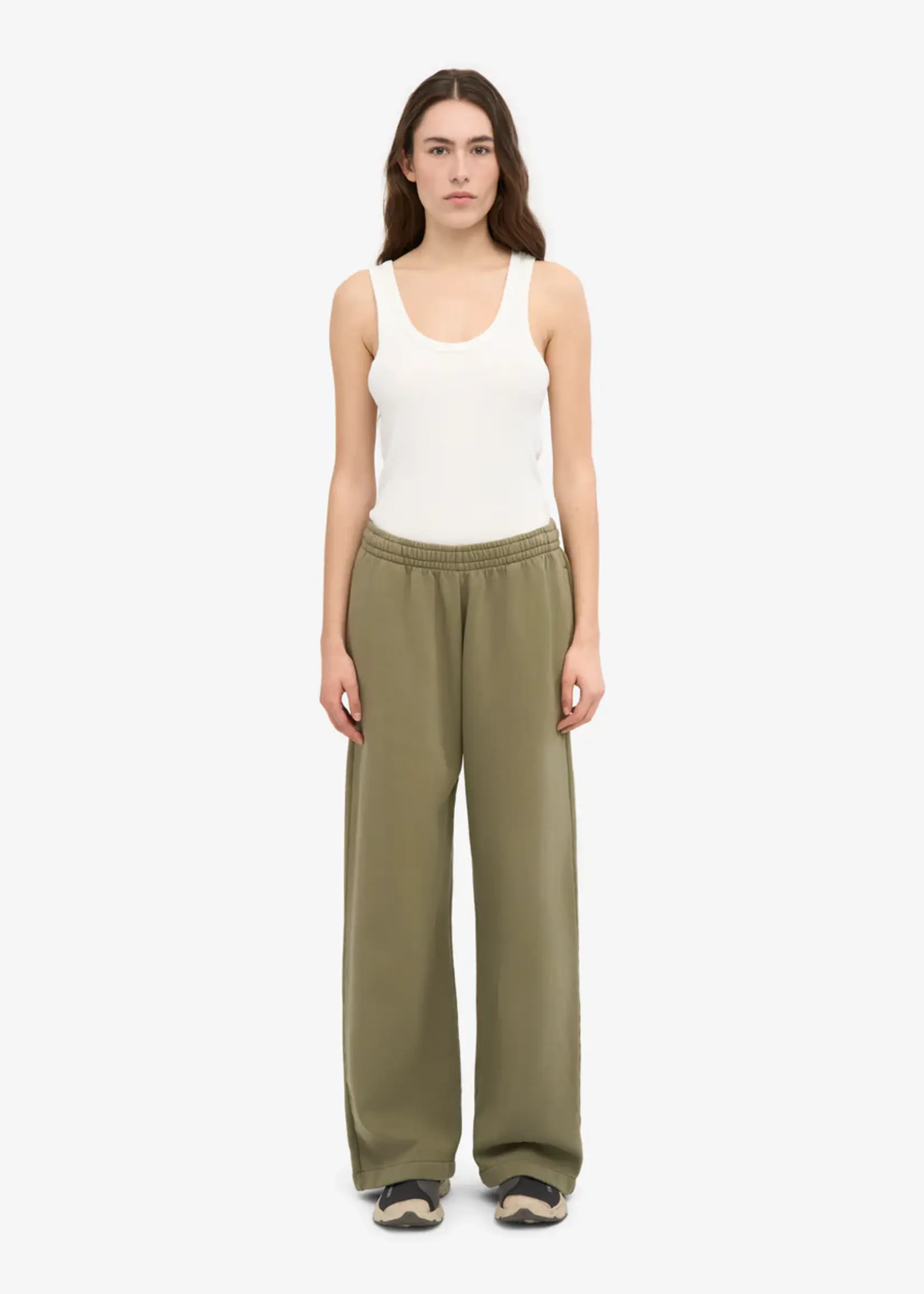 Colorful Standard Colorful Standard - Organic Straight Leg Sweatpants - Dusty Olive