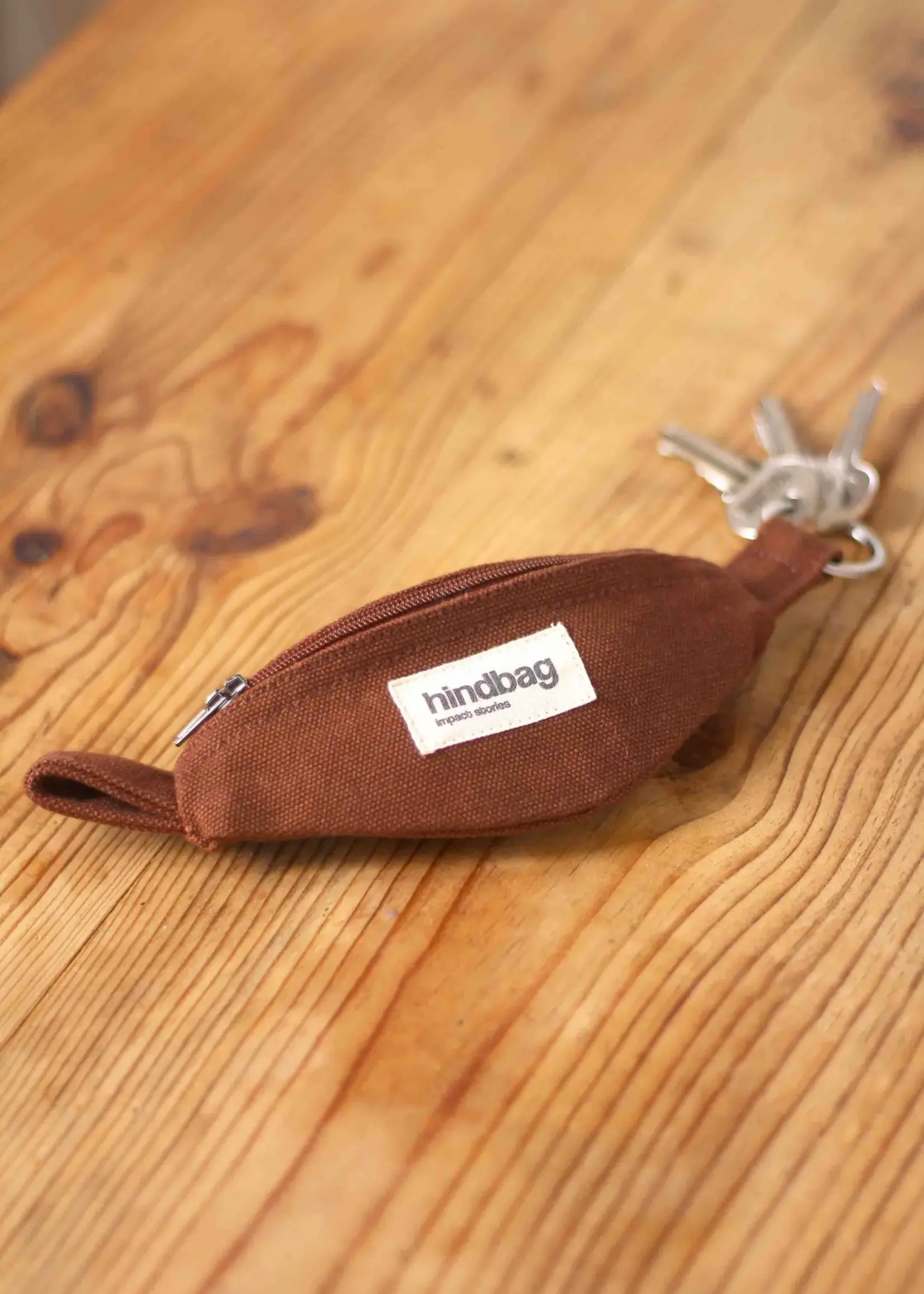 Hindbag Hindbag - Come Keyring - Chocolate