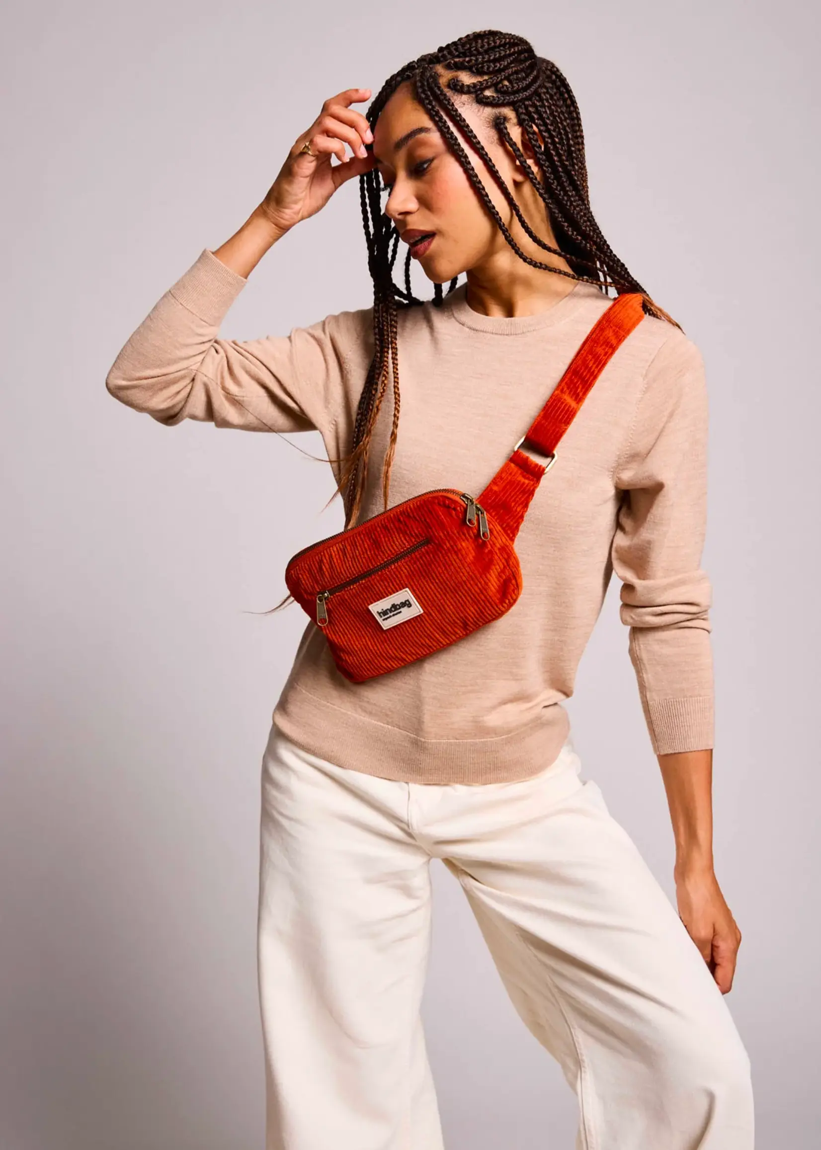 Hindbag Hindbag - Harry Fanny Pack - Velvet Rust