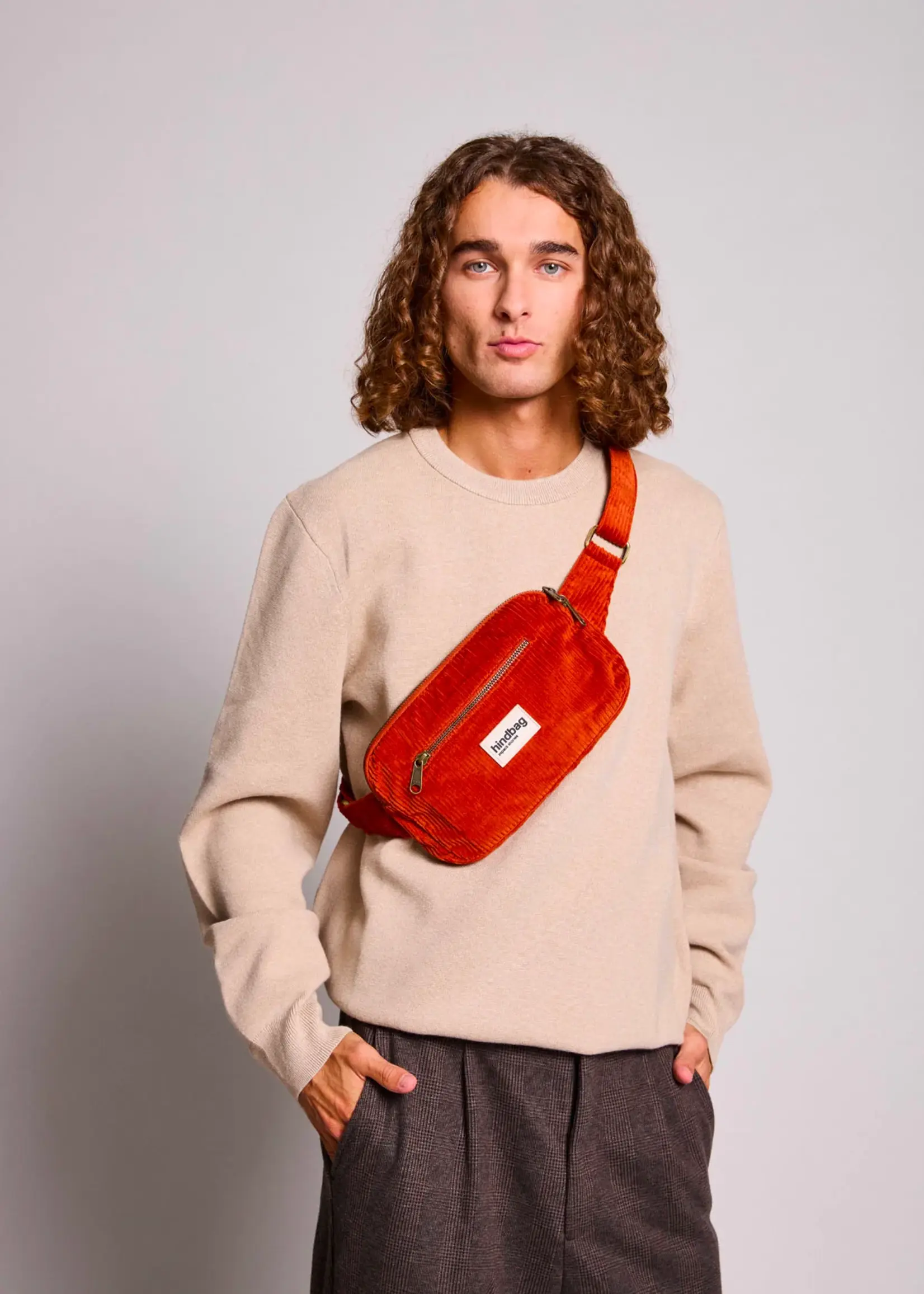 Hindbag Hindbag - Harry Fanny Pack - Velvet Rust