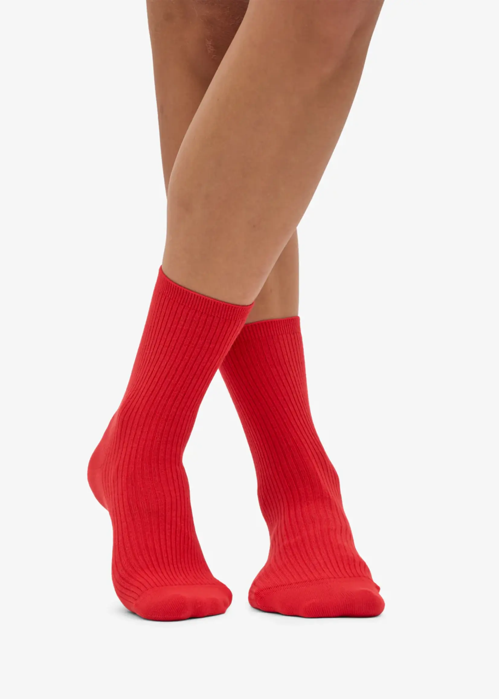 Colorful Standard Colorful Standard - Women Classic Organic Sock - Red Tangerine