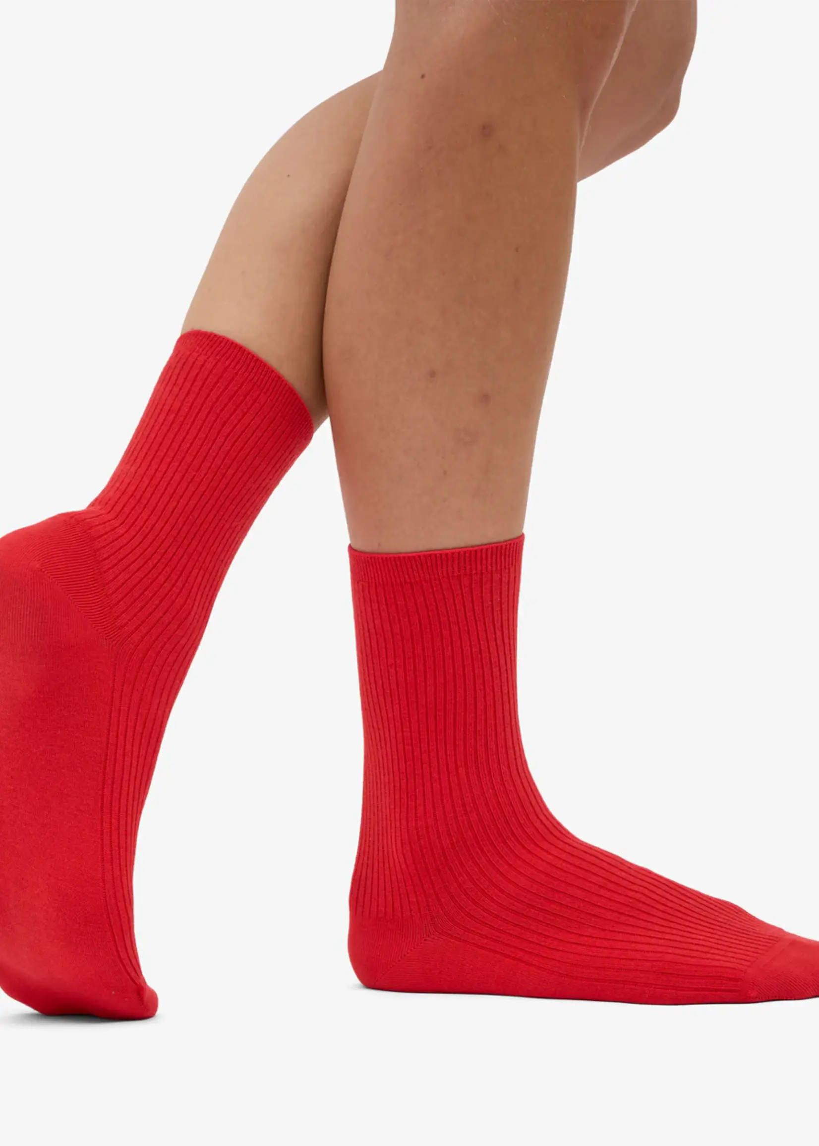 Colorful Standard Colorful Standard - Women Classic Organic Sock - Red Tangerine