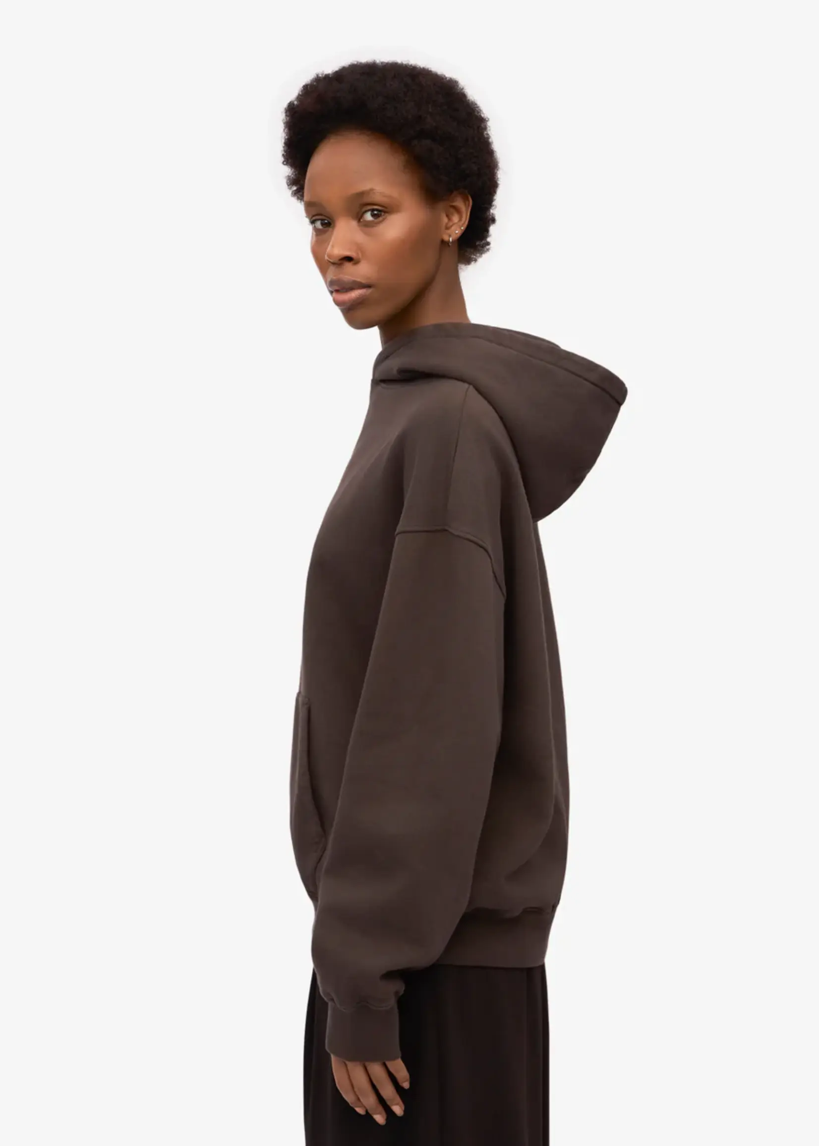 Colorful Standard Colorful Standard - Organic Oversized Hood - Coffee Brown