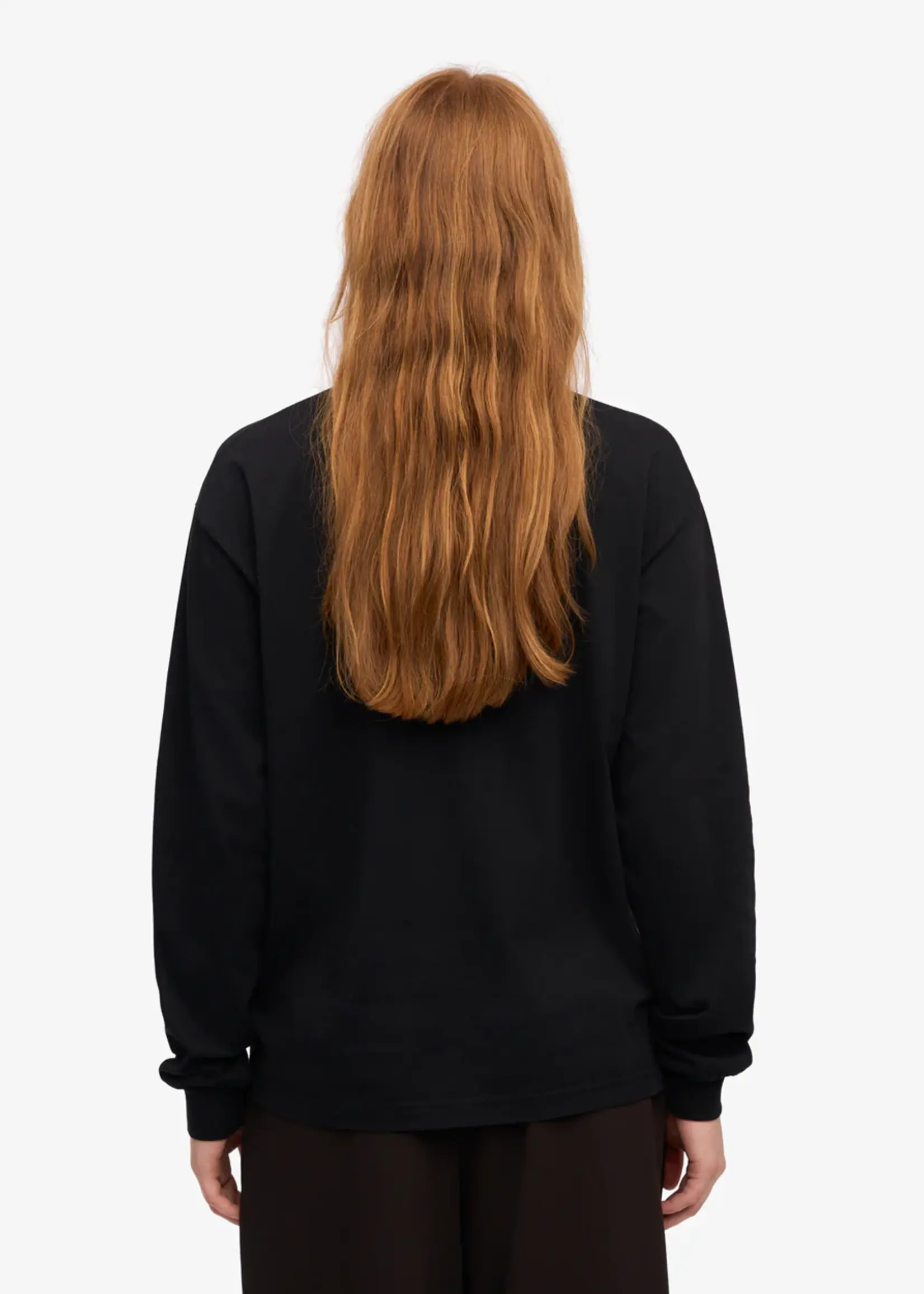 Colorful Standard Colorful Standard - Oversized Organic Long Sleeve T-shirt - Deep Black