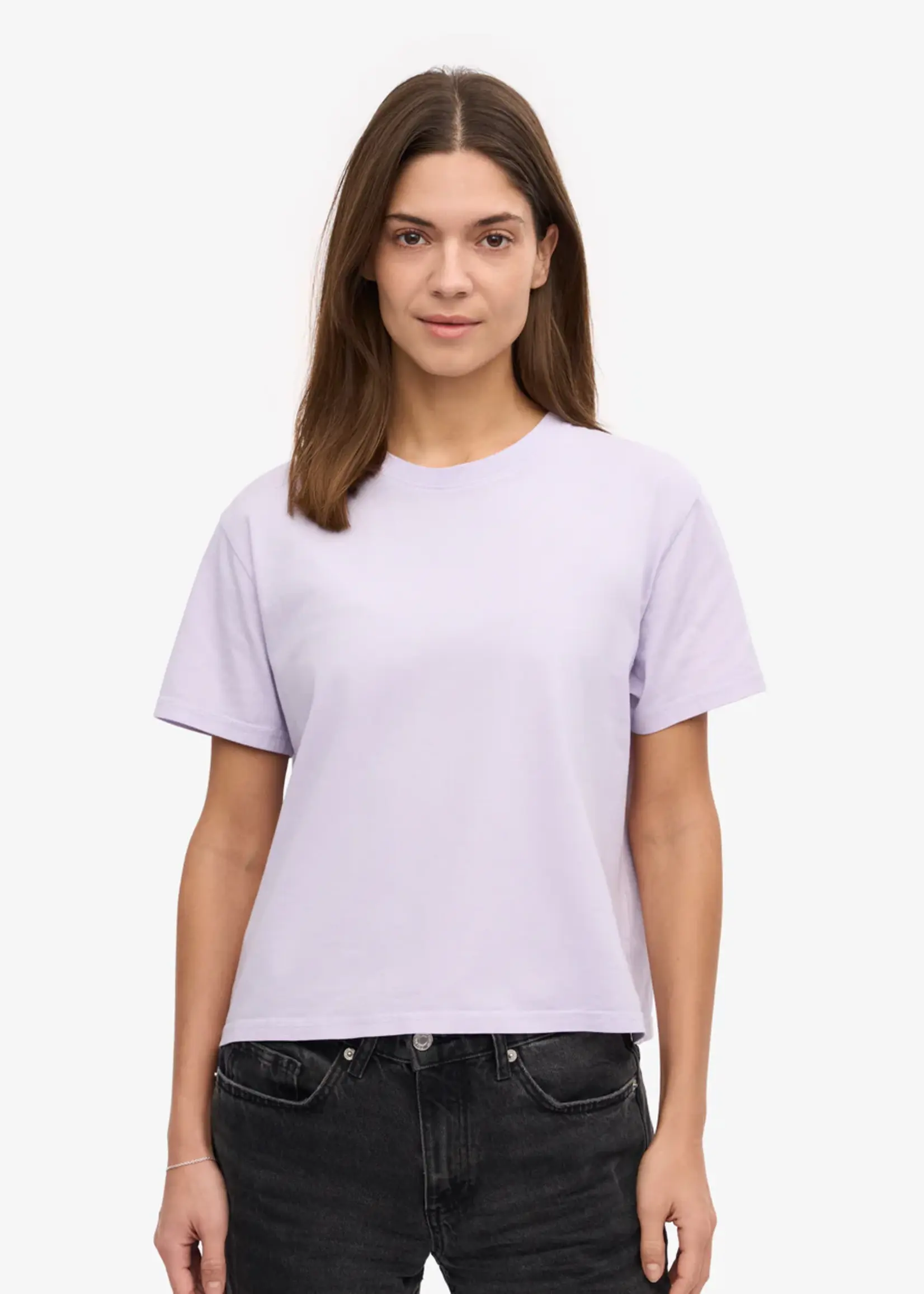Colorful Standard Colorful Standard - Organic Boxy Crop Tee - Soft Lavender