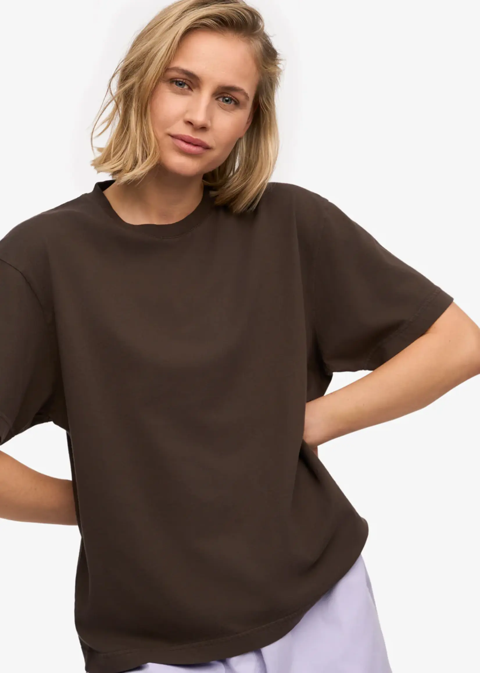Colorful Standard Colorful Standard - Oversized Organic T-shirt - Coffee Brown