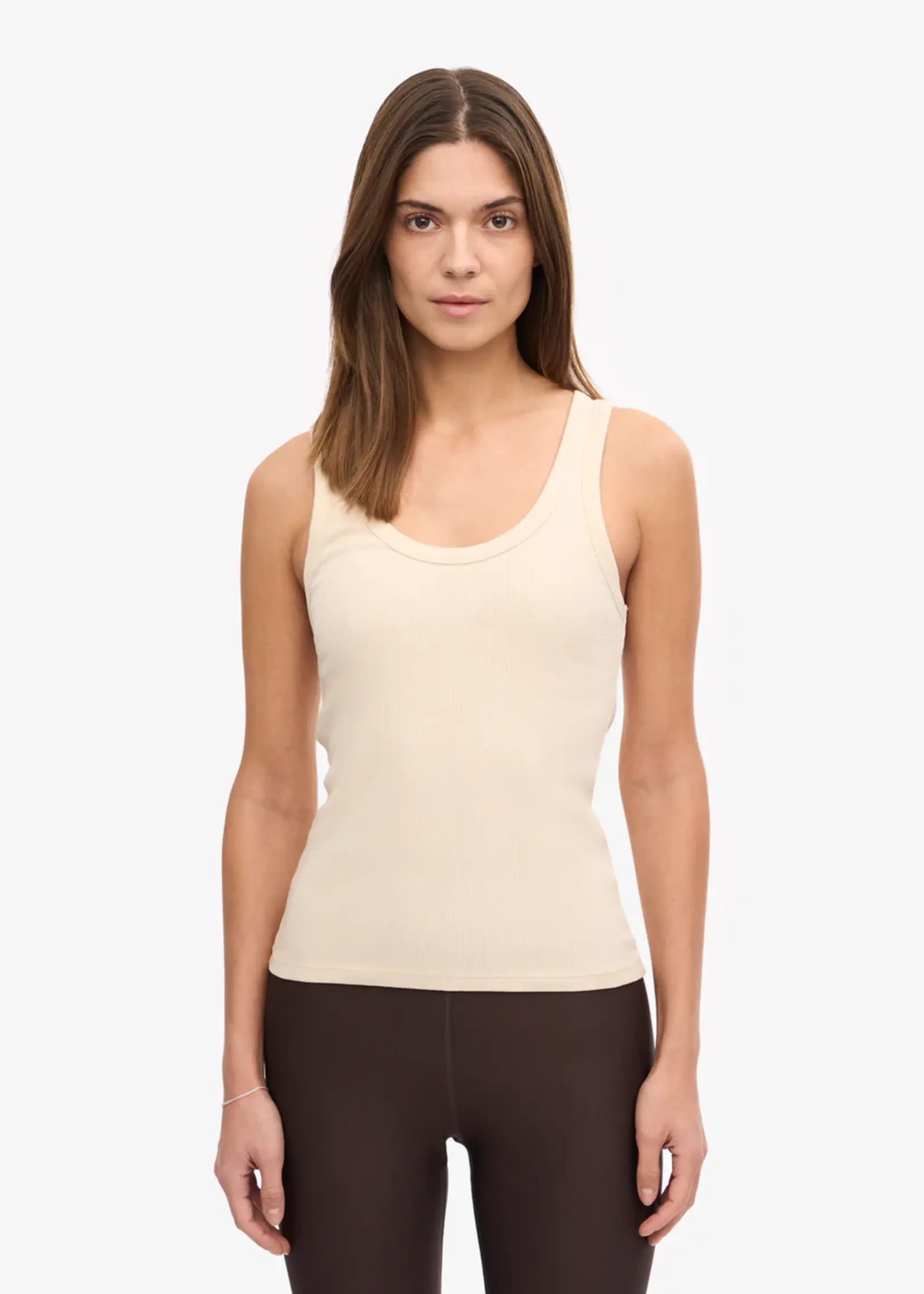 Colorful Standard Colorful Standard - Women Organic Rib Tank Top - Ivory White