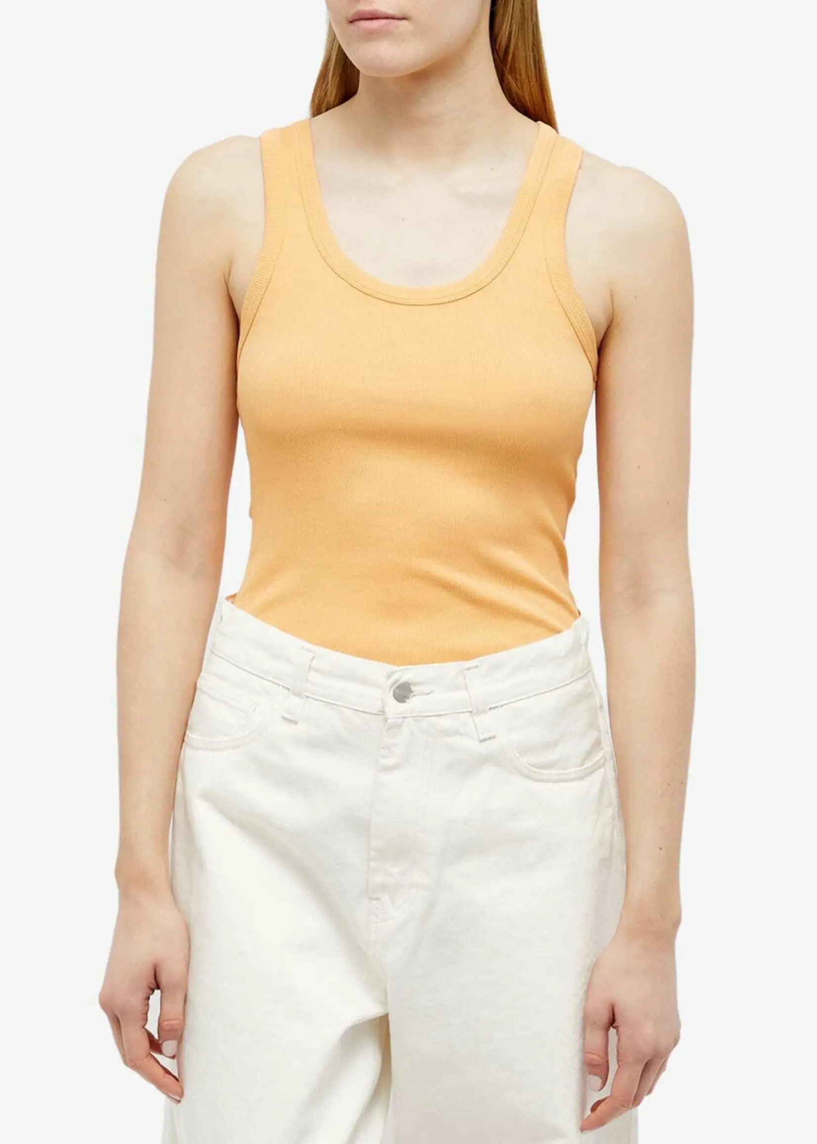 Colorful Standard Colorful Standard - Women Organic Rib Tank Top - Sandstone Orange