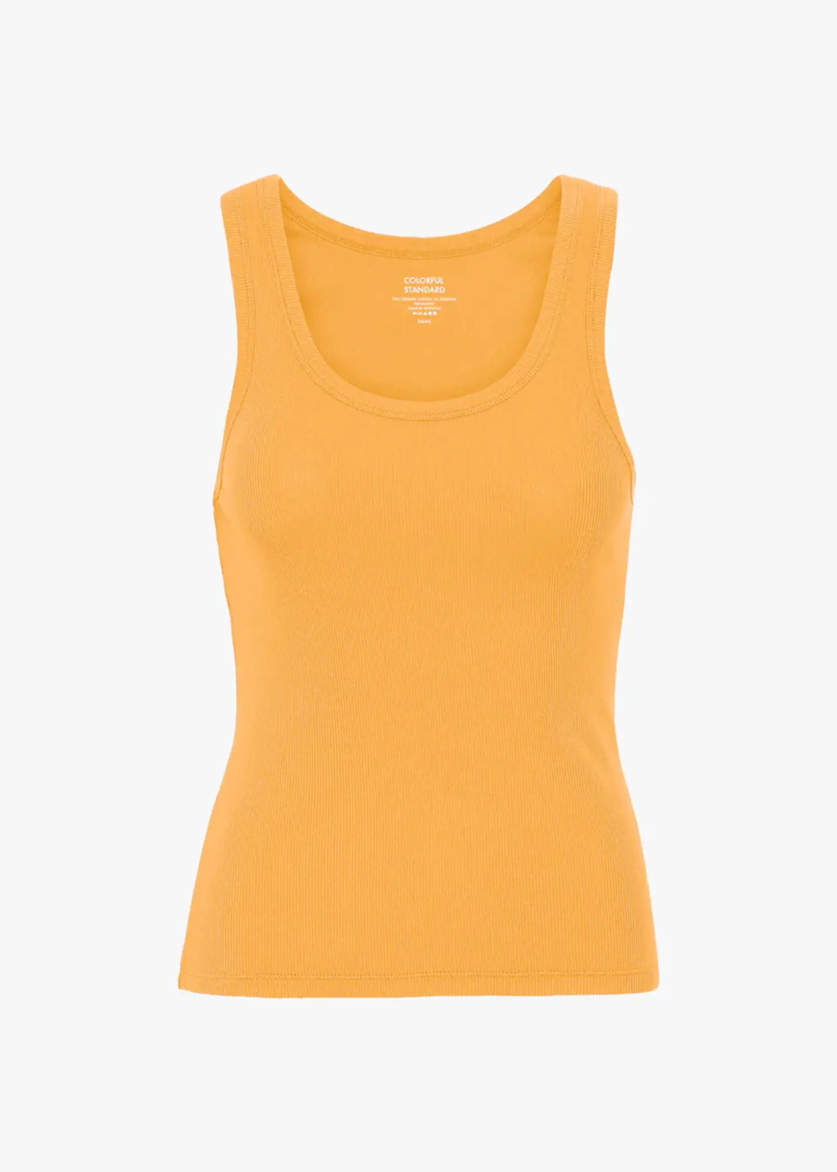 Colorful Standard Colorful Standard - Women Organic Rib Tank Top - Sandstone Orange