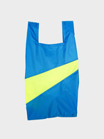 Susan Bijl Susan Bijl - Shopping Bag (LEFTOVER 4) Wave & Fluo Yellow