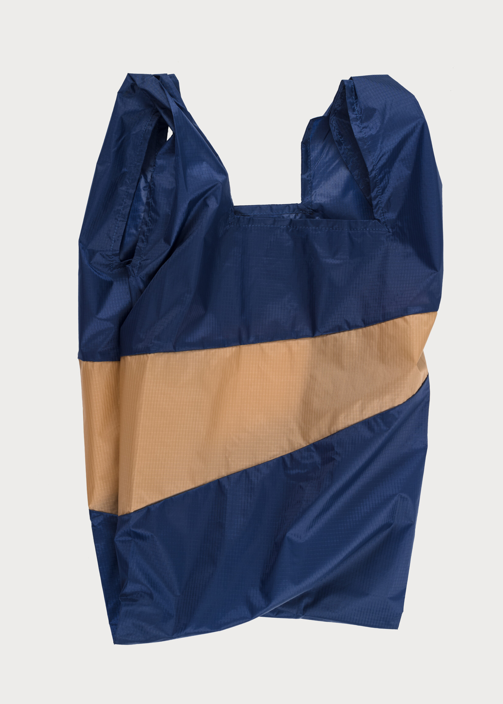 Susan Bijl Susan Bijl - Shopping Bag (FOREVER) Navy & Camel