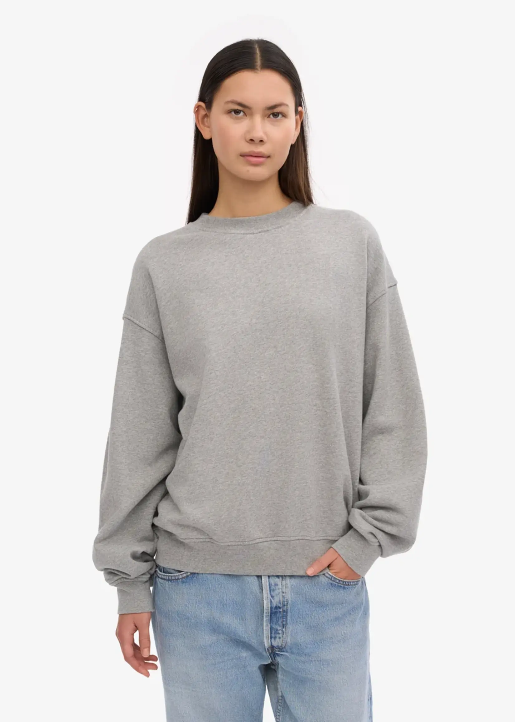 Colorful Standard Colorful Standard - Organic Oversized Crew - Heather Grey