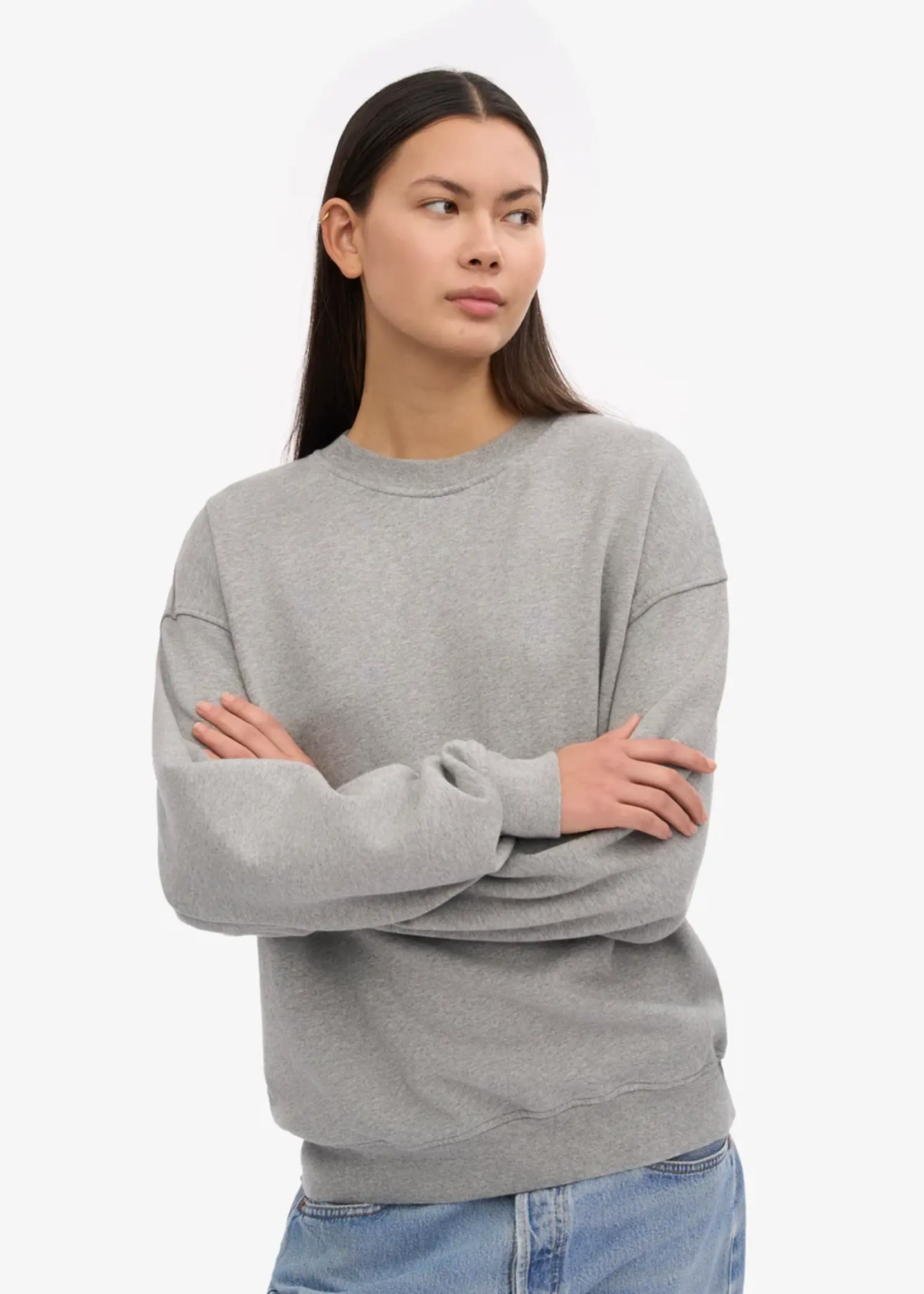 Colorful Standard Colorful Standard - Organic Oversized Crew - Heather Grey