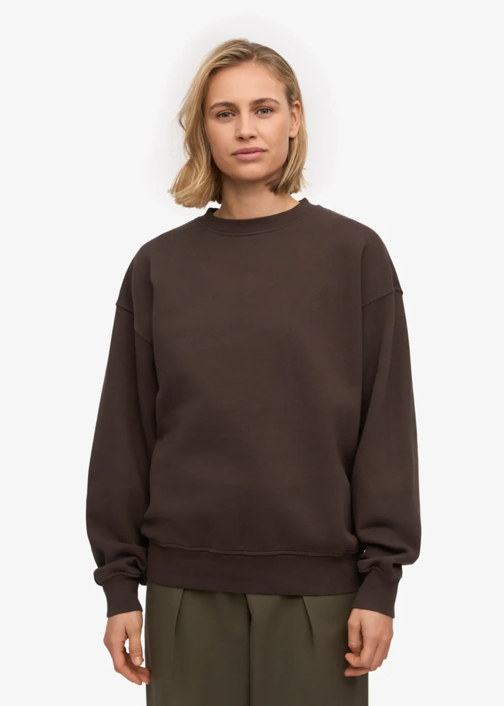 Colorful Standard Colorful Standard - Organic Oversized Crew - Coffee Brown