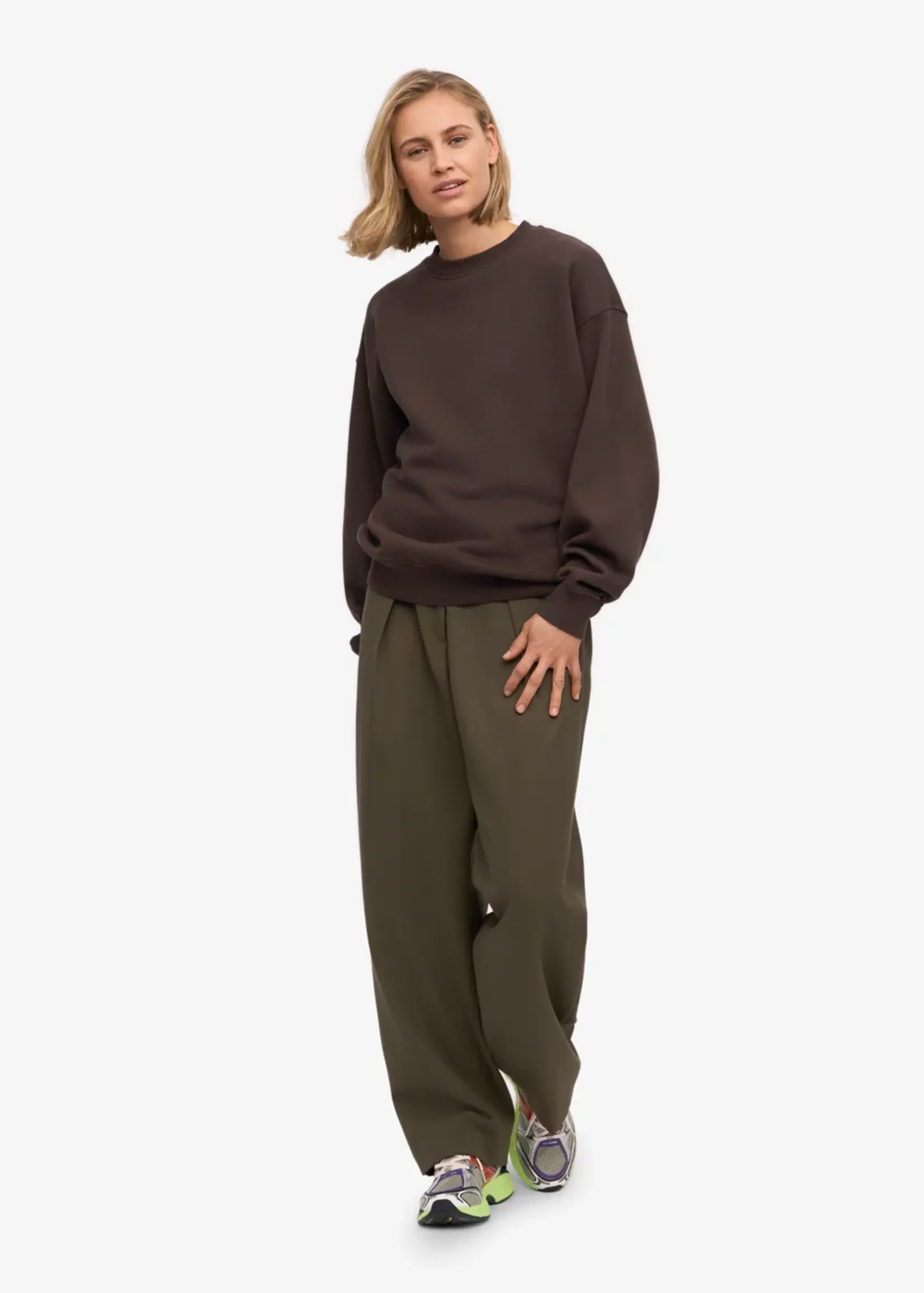 Colorful Standard Colorful Standard - Organic Oversized Crew - Coffee Brown