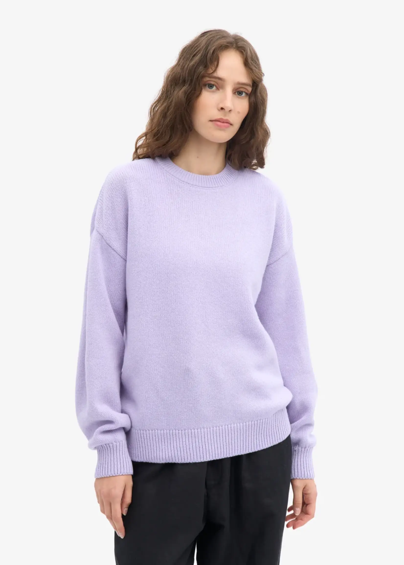 Colorful Standard Colorful Standard - Oversized Merino Wool Crew - Soft Lavender