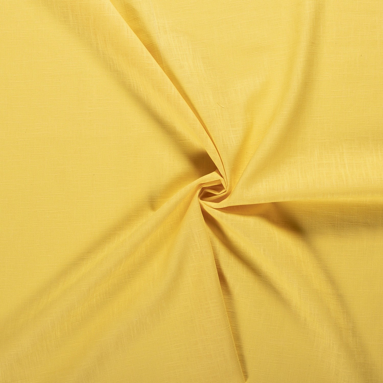 Buy linen ramie uni yellow online Stoffen.nl