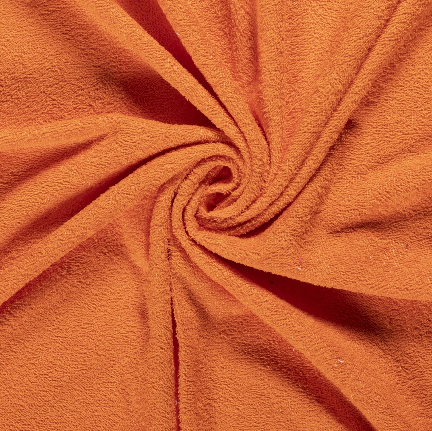 Buy terry cloth uni orange online Stoffen.nl