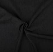 Stretch Denim fabric washed uni black