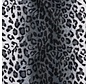 Imitatiebont dierenprint panter donkergrijs 147/152 cm breed