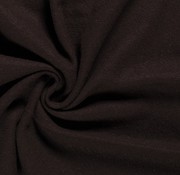 Boiled wool fabric dark brown