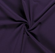 French terry brushed uni dark purple