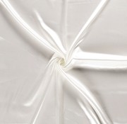 Polyester Satin fabric uni off-white