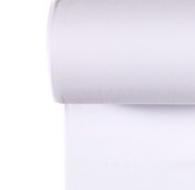 Organic Cuff fabric uni optical white