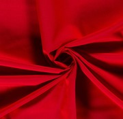 Organic Cotton fabric uni red
