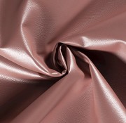 Imitation leather PVC uni old pink