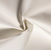 Kunstleer PVC effen gebroken wit