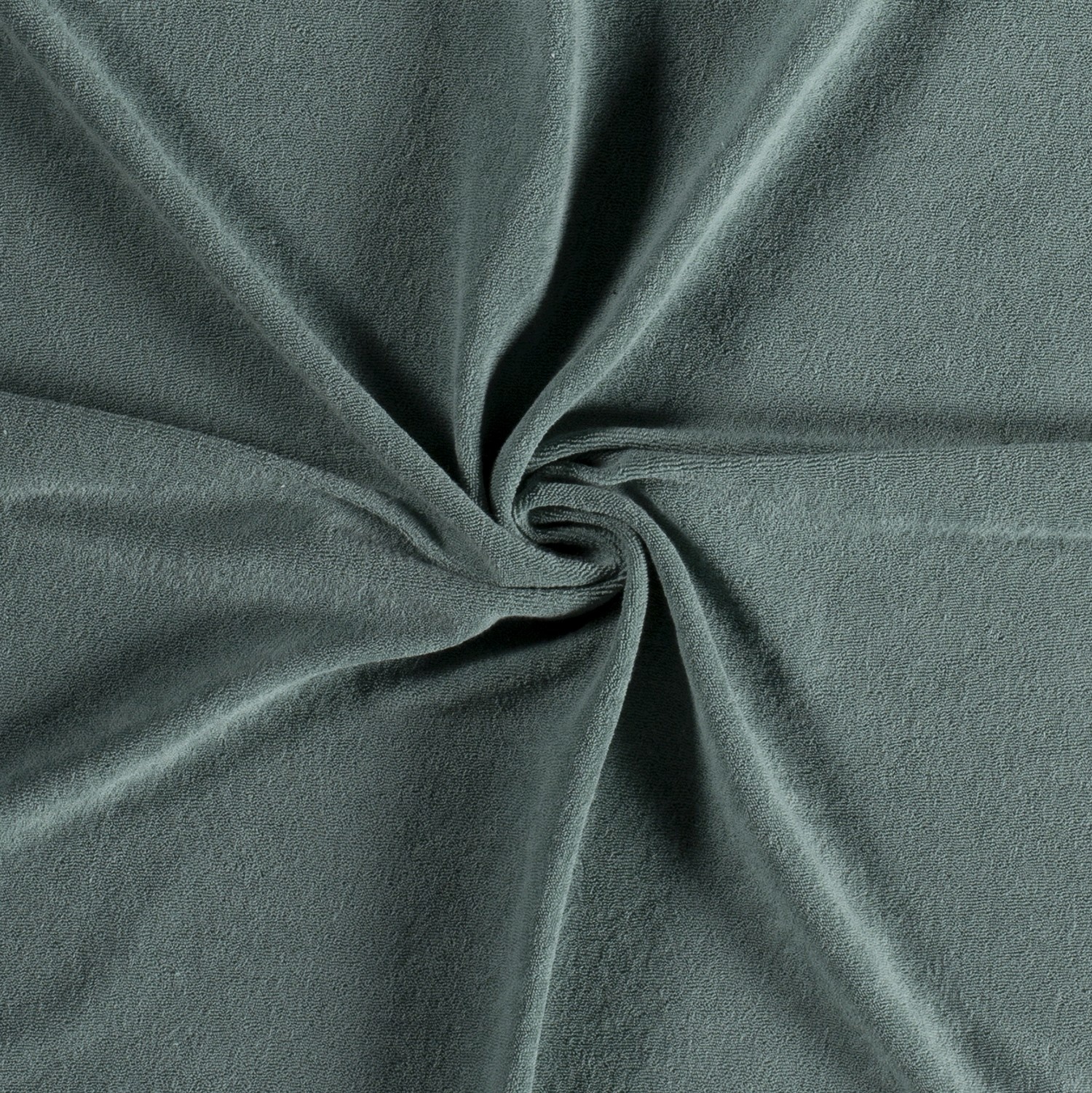Buy terry cloth stretch uni dark mint online Stoffen.nl