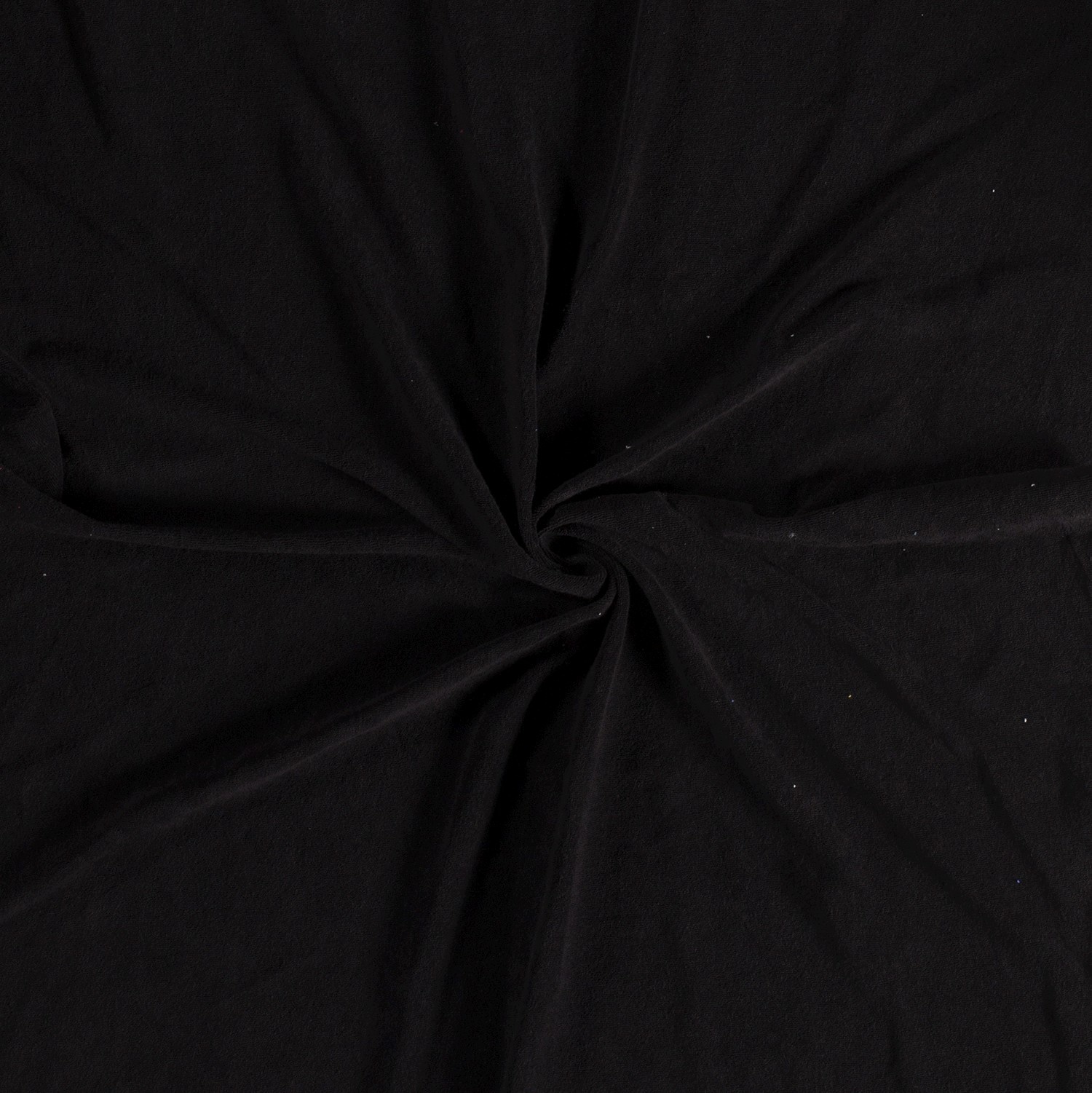 Buy terry cloth stretch uni black online Stoffen.nl