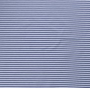 Cotton Jersey printed stripes indigo