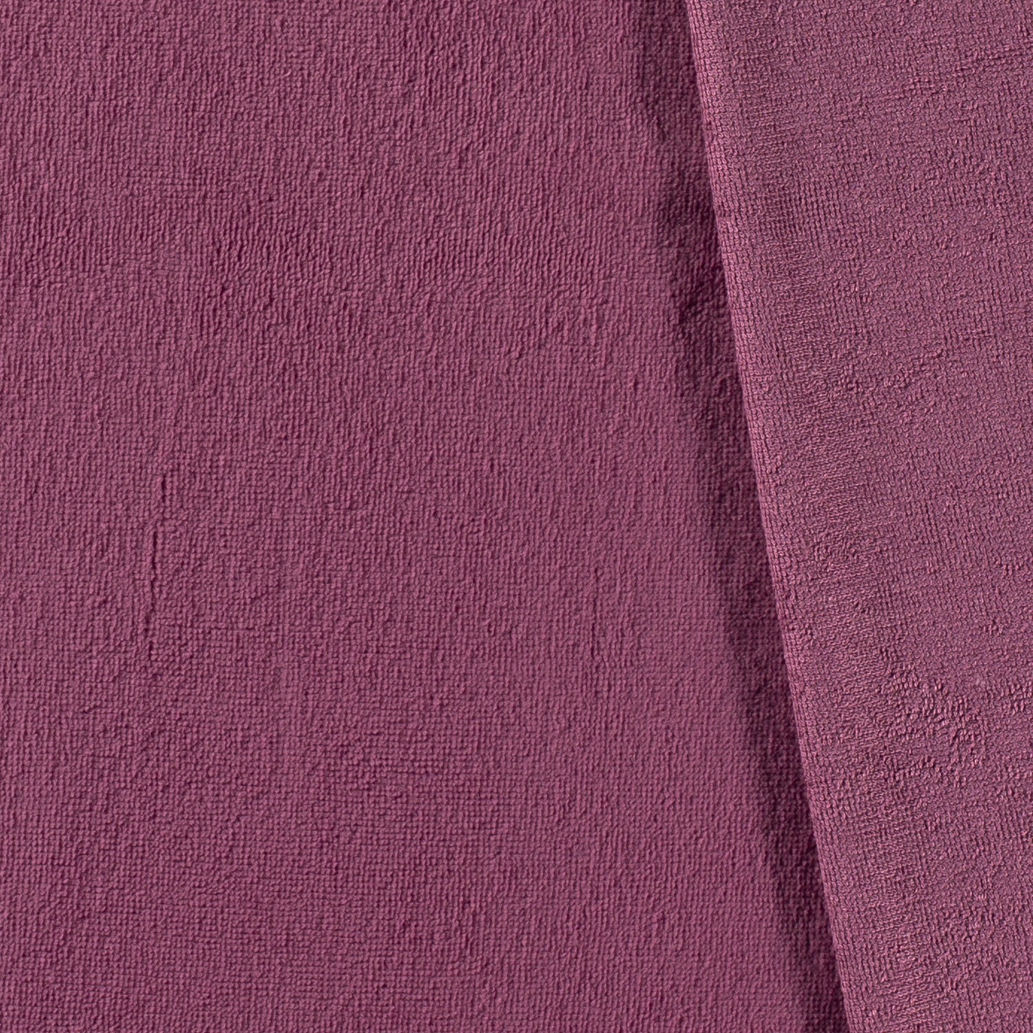 Bamboe fleece effen oudroze online kopen Stoffen.nl