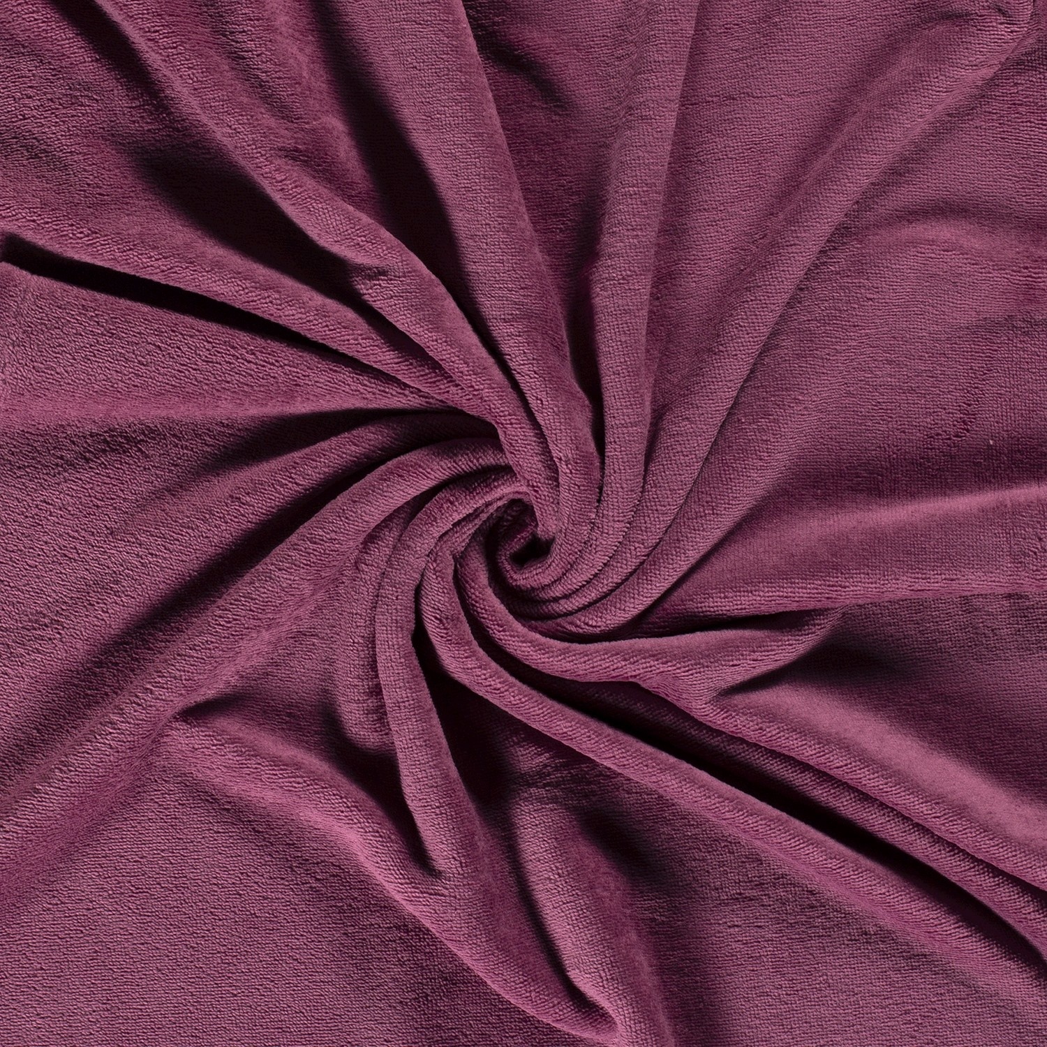 Bamboe fleece effen oudroze online kopen Stoffen.nl