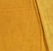 Bamboo Fleece fabric uni ocher