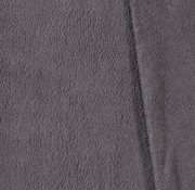 Bamboo Fleece fabric uni dark grey