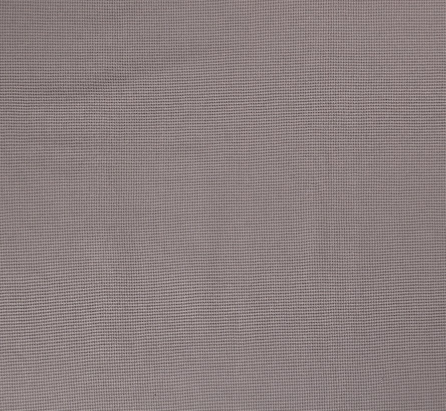Waffle Cotton fabric heavy uni taupe-grey 140 cm wide