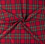 Scottish plaid fabric