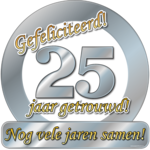 Huldeschild - Special - 25jr getrouwd