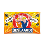 XXL Gevel vlag - Geslaagd