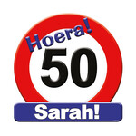 Huldeschild - 50 jaar Sarah