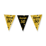 Vlaggenlijn Classy Party folie - Sarah 50