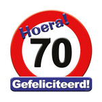 Huldeschild - 70 jaar