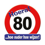 Huldeschild - 80 jaar