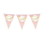 Party Flags foil - It's a girl!