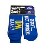 Funny socks - Opa slaapt sssst