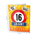 Window signs - 16 jaar