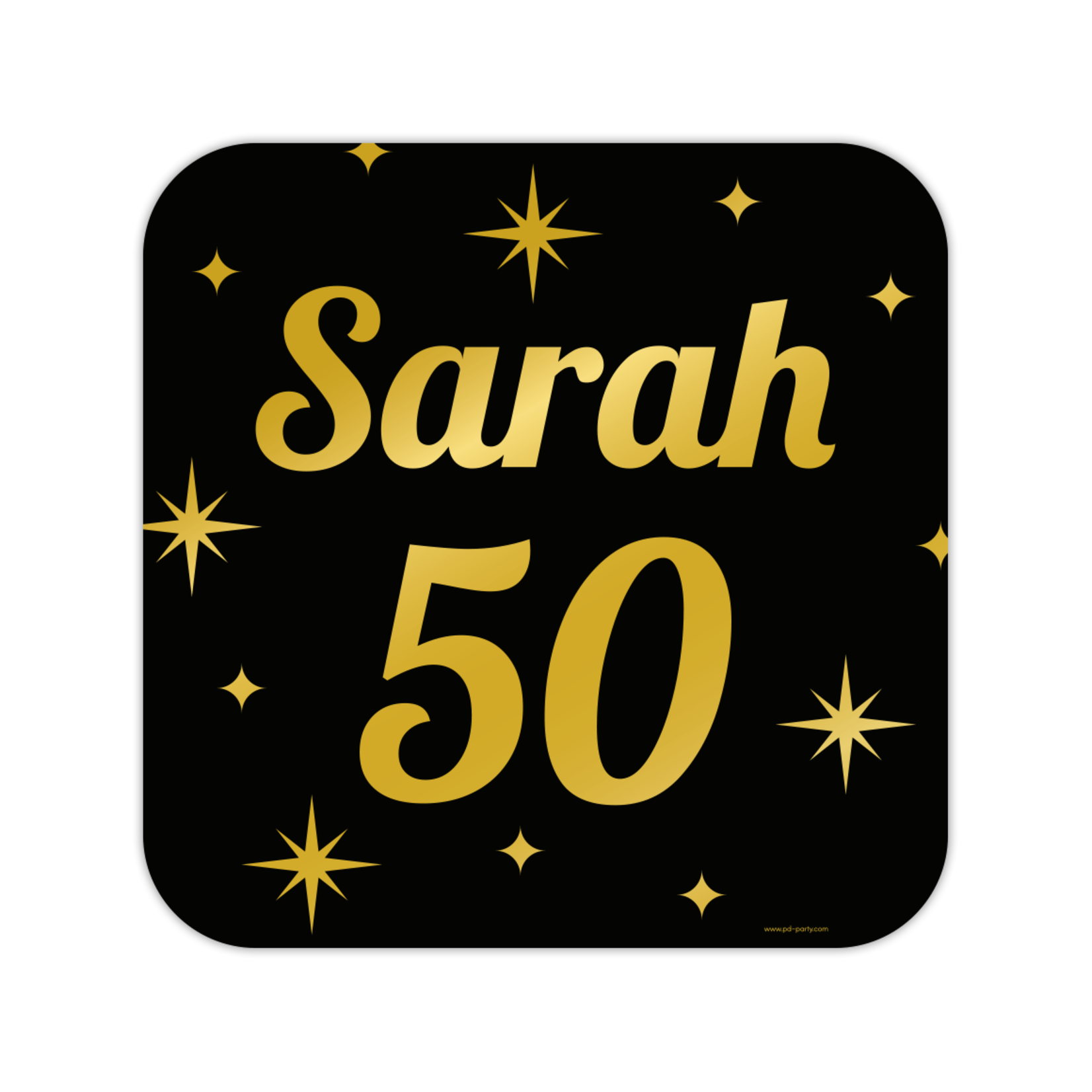Huldeschild Classy party decoratie - Sarah 50